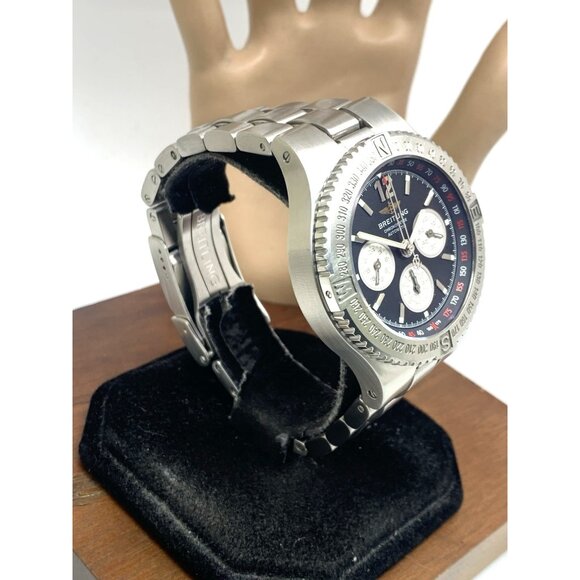 Breitling Men's Watch A39363 Hercules Swiss Automatic Chronograph Black Dial - Picture 14 of 14